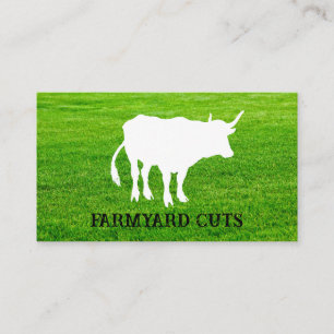Livestock Farm   Grass   Farm  Business Card