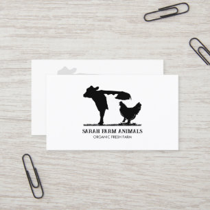 Livestock Farm Owner Business Card