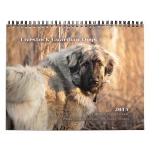 Livestock Guardian Dogs 2015 standard size Calendar