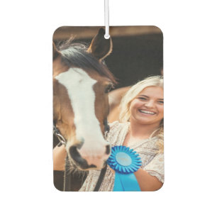 Livestock Show Horse Photo Customize Air Freshener