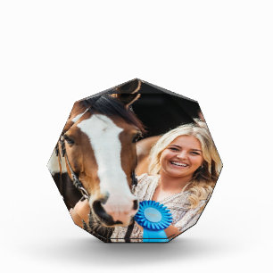 Livestock Show Horse Photo Customize Block