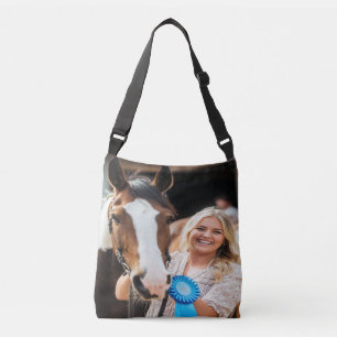 Livestock Show Horse Photo Customize Crossbody Bag