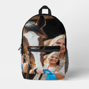 Livestock Show Horse Photo Customize Printed Backpack