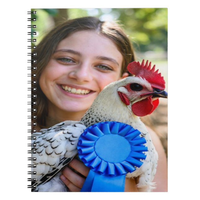 Livestock Show Poultry Photo Customize Notebook (Front)