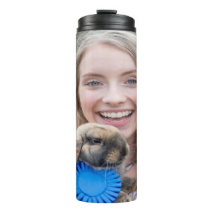 Livestock Show Rabbit Photo Customize Thermal Tumbler