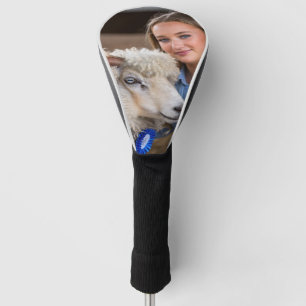 Livestock Show Sheep Photo Customize Golf Head Cover