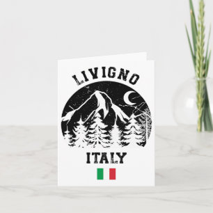 Livigno Italy Alps Ski Resort Alpine Skiing Italia Card