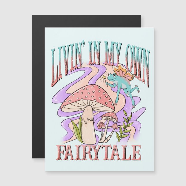 Livin’ In My Own Fairytale – Frog & Mushroom (Front/Back)