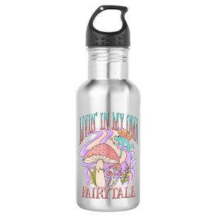 Livin’ In My Own Fairytale – Frog & Mushroom 532 Ml Water Bottle