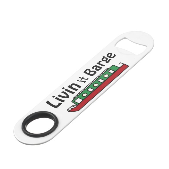 Livin it Barge Canal Boat (Devant angulaire)