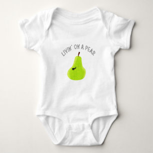 Livin On A Pear Baby Bodysuit