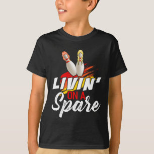 Livin On A Spare Bowling Shirt Funny Bowler Bowlin