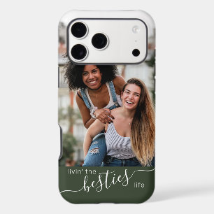 Livin the Besties Life Quote Green Friends Photo