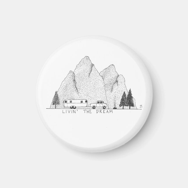 Livin' the Dream Magnet (Devant)