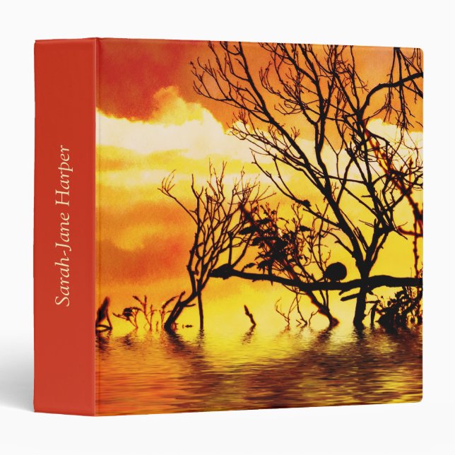 Living Art : Tangled Silhouette Album Folder Binder (Front/Spine)