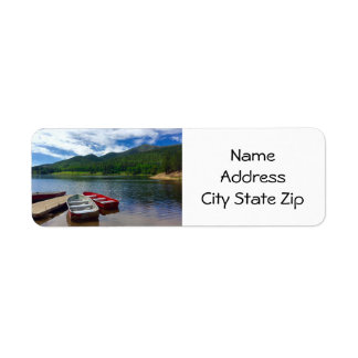 "LIVING AT THE LAKE" LABEL