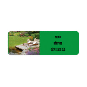 **LIVING AT THE LAKE**RETURN ADDRESS LABEL