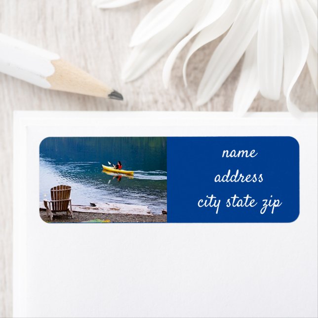 **LIVING AT THE LAKE** RETURN ADDRESS LABEL (Insitu)