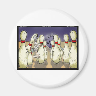 Living Bowling Will Funny Gift, Tees, Cards Etc Magnet