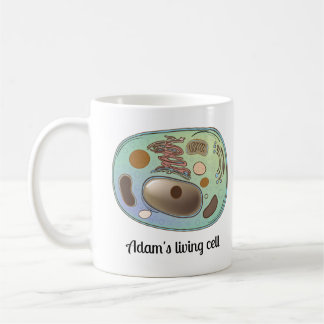 Living cell with organelles coffee mug