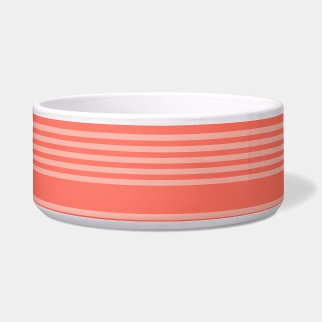 Living coral five stripes pattern (Front)
