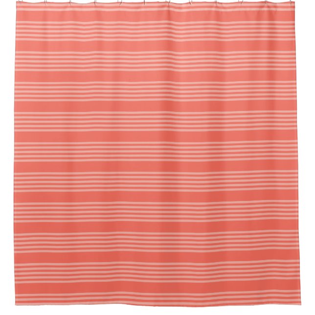 Living coral five stripes pattern (Front)