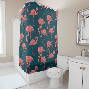 Living coral flamingo pattern
