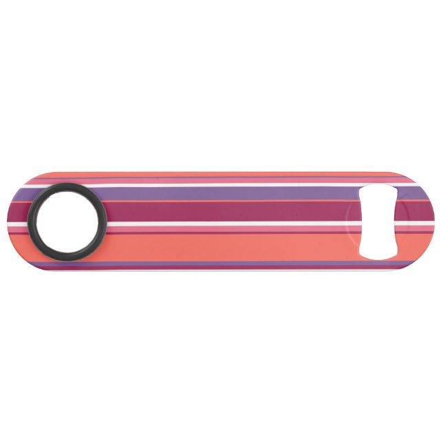Living coral, red and violet bar key (Front (Horizontal))