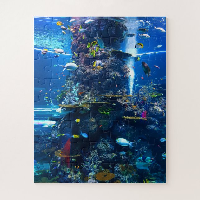 Living Coral Reef with Fish Jigsaw Puzzle (Vertical)