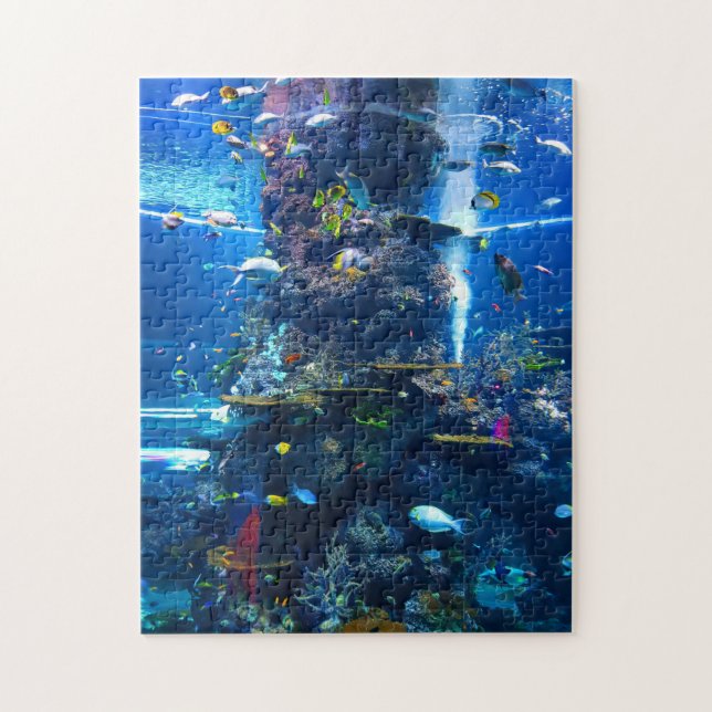 Living Coral Reef with Fish Jigsaw Puzzle (Vertical)