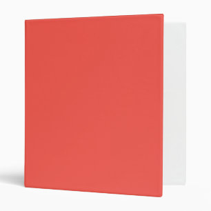 Living Coral Solid Colour Binder