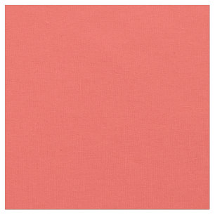 Living Coral Solid Colour Fabric