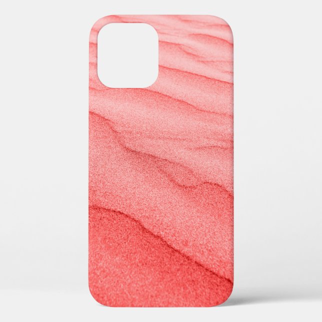 Living Coral. texture of beach sand background. Case-Mate iPhone Case (Back)