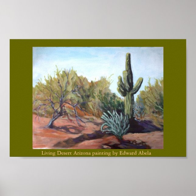LIVING DESERT, ARIZONA POSTER (Front)