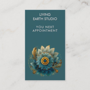 Living Field   Mandala Appointment Card