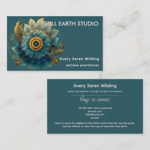 Living Field Mandala Business Card