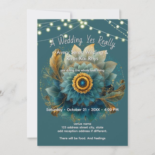 Living Field | Mandala Invitation (Front)