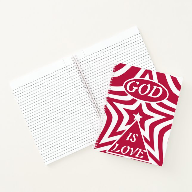 Living in God's Love: Insights from 1 John 4:16 Notebook (Inside)