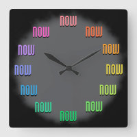 Living in the Now ;-) Wall Clock