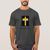 Living in the Spirit/ Cross Men's Ringer T-shirt