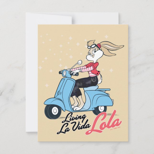Living La Vida Lola Scooter Graphic Card (Front)