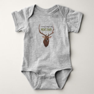 Living Large in Montana Baby Bodysuit