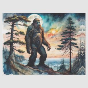 Living Large  Super sized Sasquatch on Mountain Tissue Paper