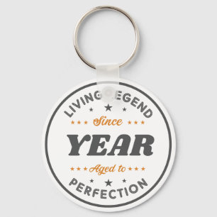 Living Legend Birthday Gift   Personalized Keychain