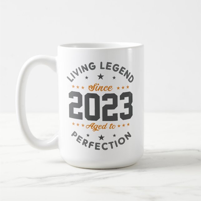 Living Legend Classic Customised Coffee Mug (Left)