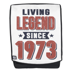 Living Legend Since 1973 Birthday Gift Backpack