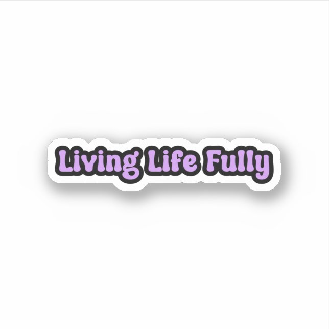 Living Life Fully Purple Epilepsy Awareness (Front)