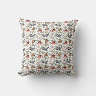 Living Life In Full Bloom Throw Pillow