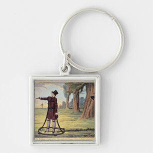 Living Made Easy; duelling apparatus Keychain