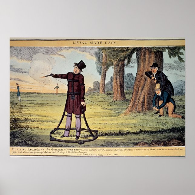 Living Made Easy; duelling apparatus Poster (Front)